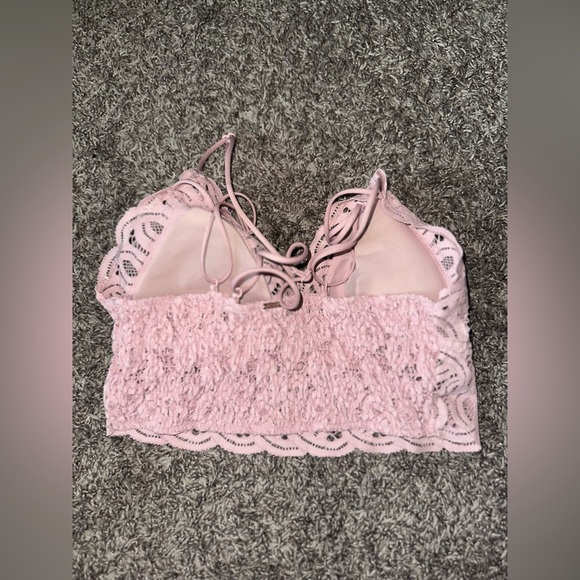 Victoria’s Secret PINK! Cute Floral Lace Bralette Size Medium - Picture 4 of 8
